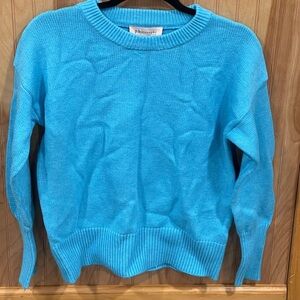 Philosophy Bright Turquoise Crewneck Sweater